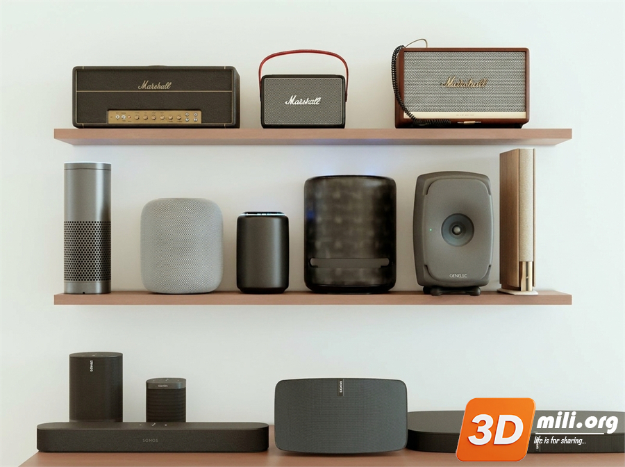Audio tech 3D Models
